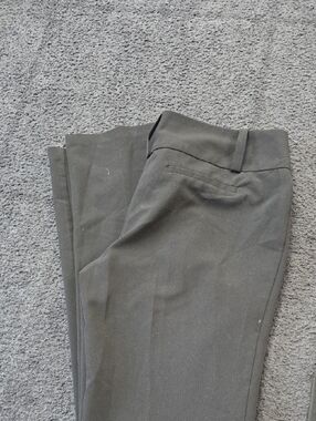 Ladies 13T 36x34 Black Dress Pants Flat Front Stretch 4 Pkt C